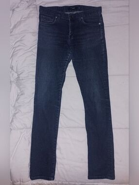 J. LINDEBERG Womens Medium Dark Blue Jeans Straight Leg Size 32×34 Like New
